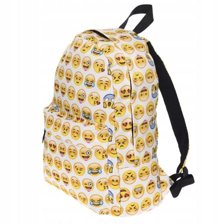 BACKPACK EMOTICONS WHITE PL26, , PL26., Height 42 cm