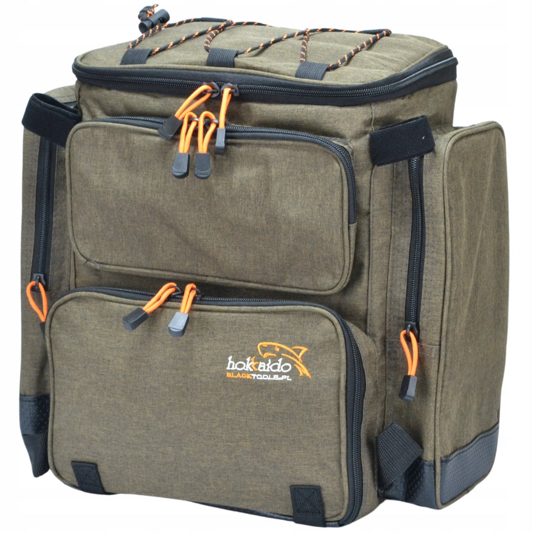 BACKPACK FISHING BAG FOR BACK 3 BOXES RIGID BOTTOM HOKKADO 38/42/21cm Manufacturer code W13080