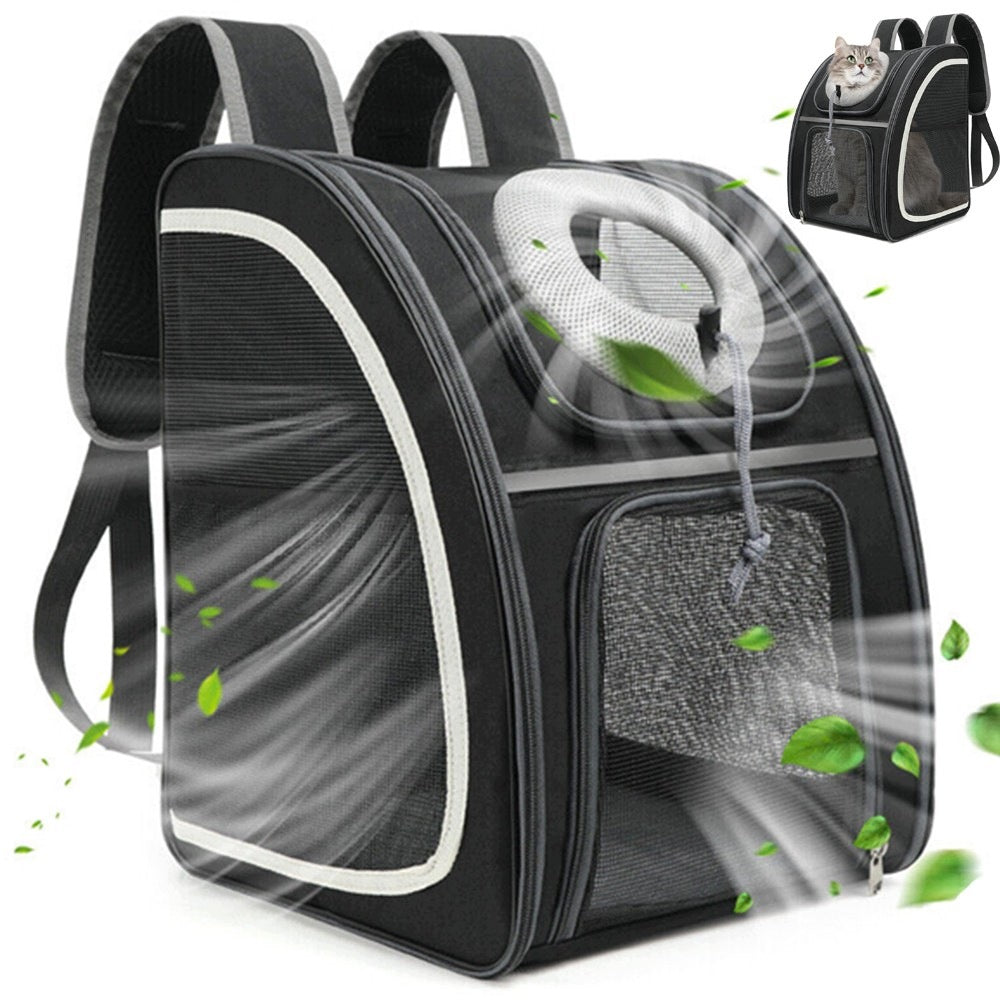 BACKPACK FOR CAT DOG TRANSPORTER CARRIER BAG FOR ANIMALS CZARARY