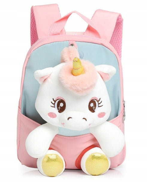 BACKPACK FOR GIRLS PRESCHOOLER PLUSH TOY UNIROZEC