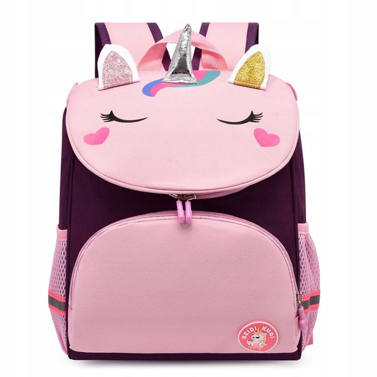 BACKPACK FOR KINDERGARTEN PINK FOR GIRLS ONE-SIZE-FITS-ALL LARGE