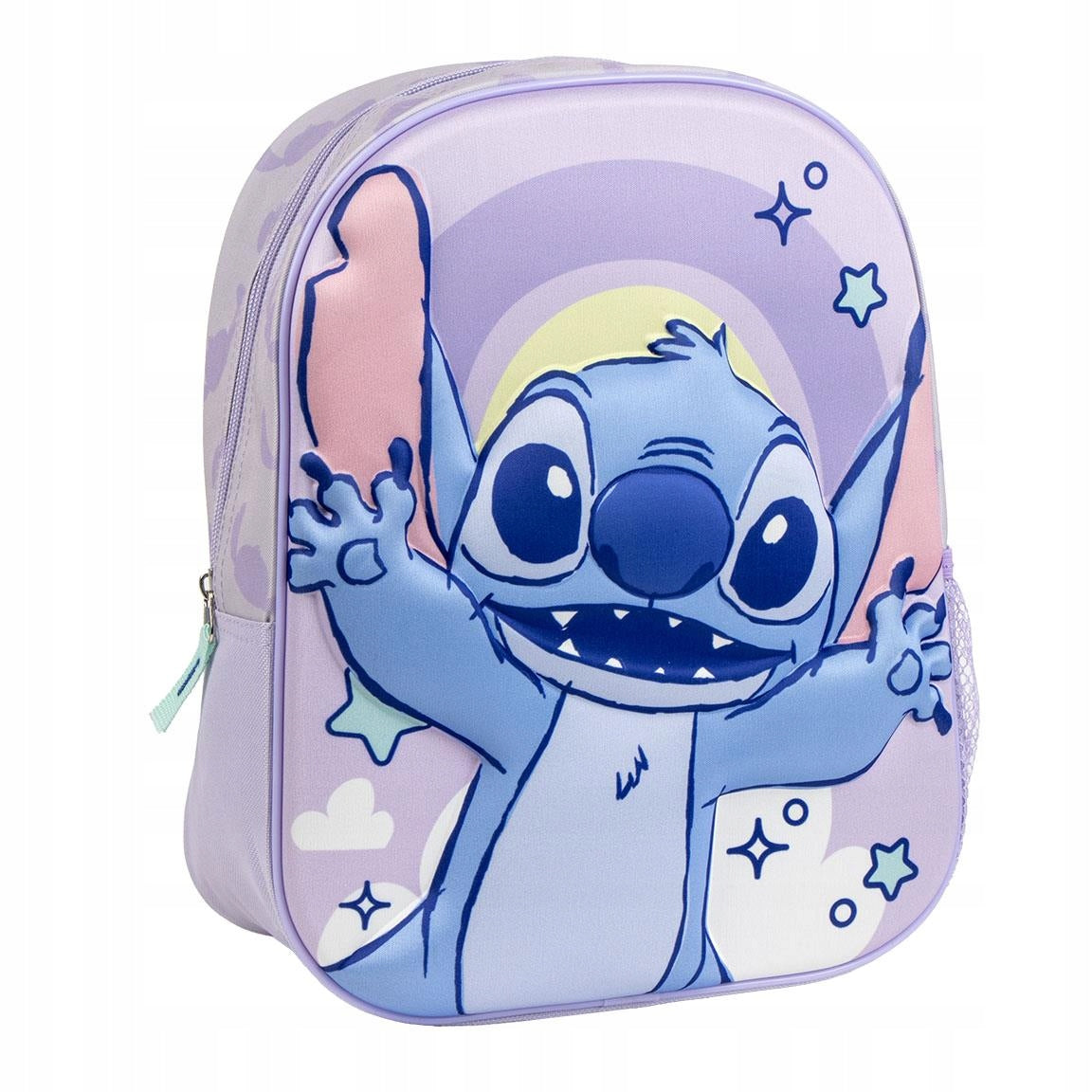BACKPACK FOR PRESCHOOLER BOY GIRL LILO AND STITCH STICH PURPLE