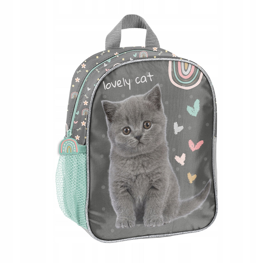 BACKPACK FOR PRESCHOOLER GIRL CAT KITTEN WITH CAT SMALL MINI KITTEN