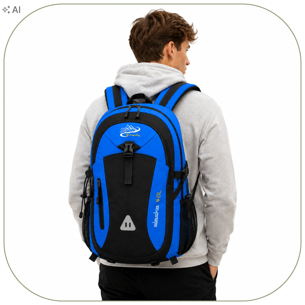 BACKPACK FOR SCHOOL HIKING Spacious Sports Mountain Trekking Packaging status original