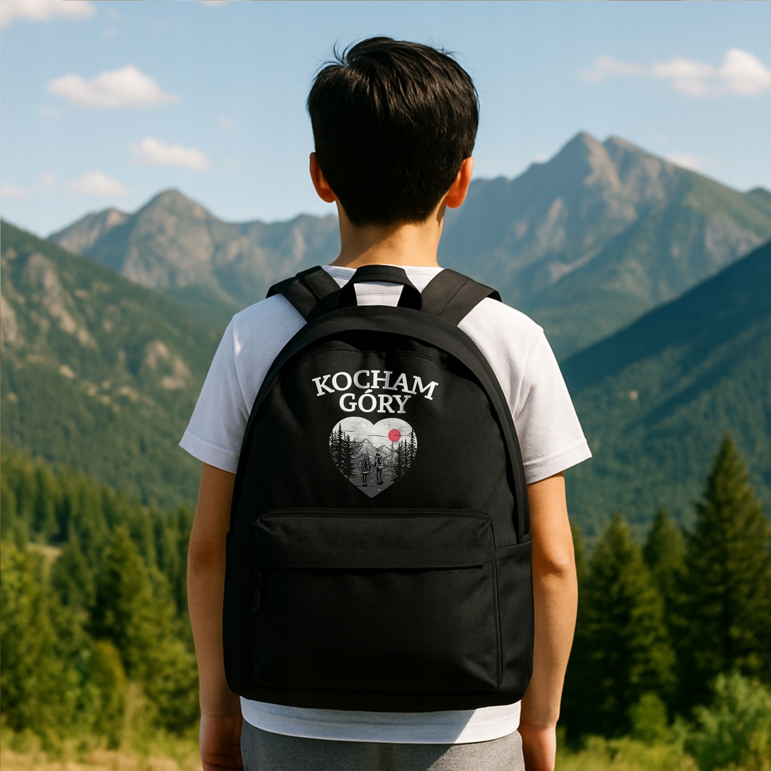 BACKPACK FOR SCHOOL WITH YOUR ANY PRINT INSCRIPTION GRAPHIC PHOTO Packaging status original