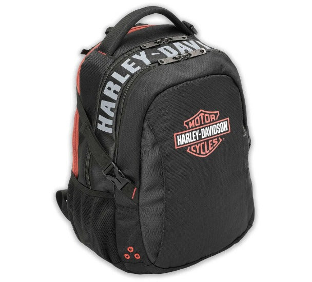 BACKPACK HARLEY DAVIDSON RENEGADE II USB BLACK/ORANGE Manufacturer Harley Davidson OE