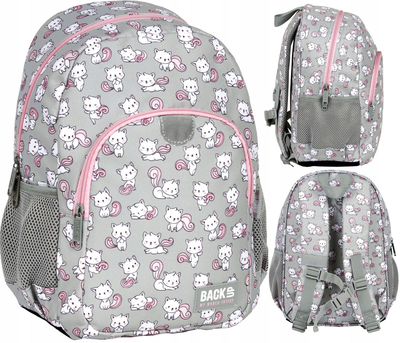 BACKPACK KINDERGARTEN TRIPS CHEERFUL CATS BACKUP 16L T26