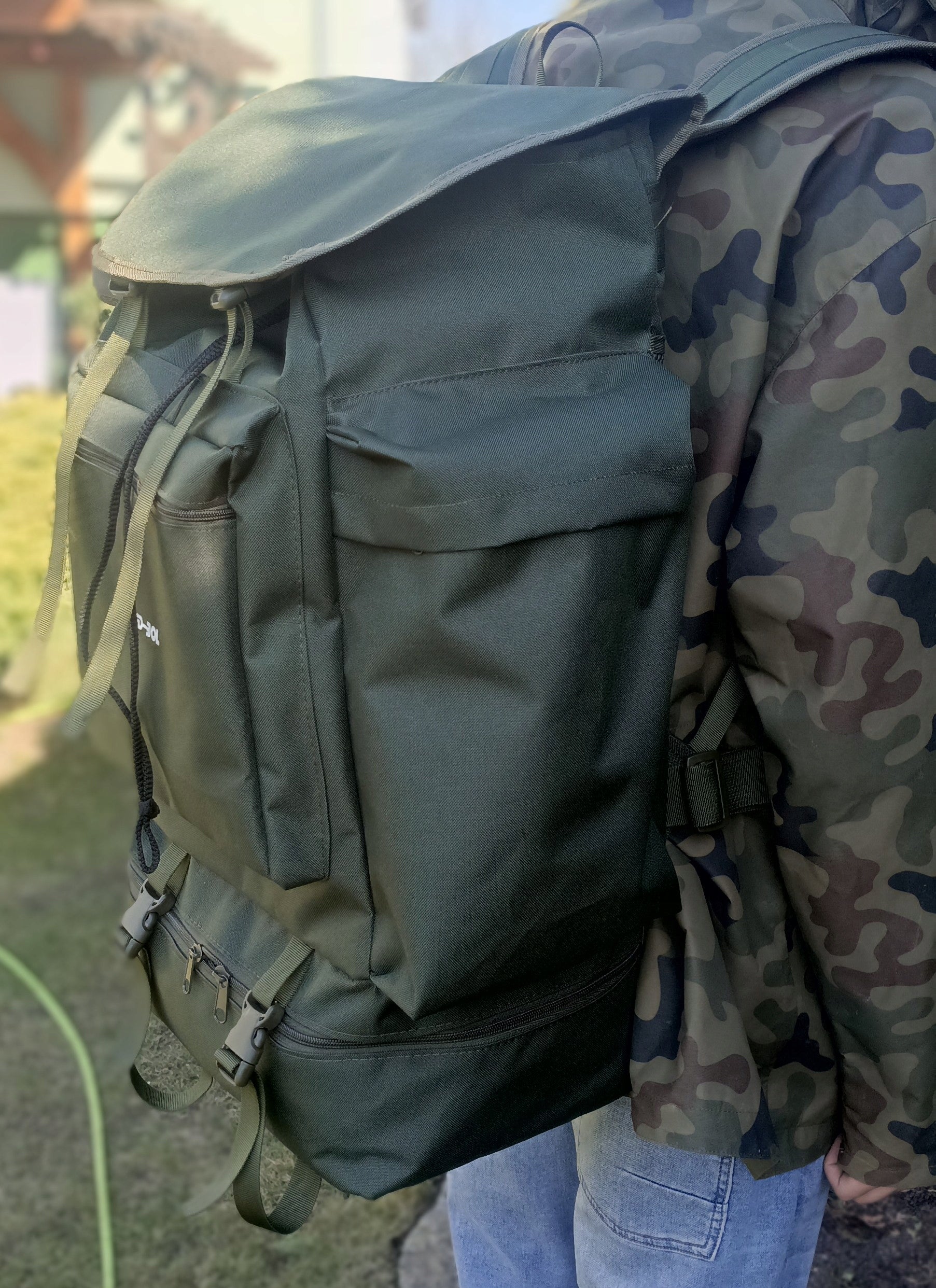 BACKPACK LARGE FISHING .TOURIST ,MOUNTAIN,PRODUCT MADE IN POLAND Manufacturer code G1