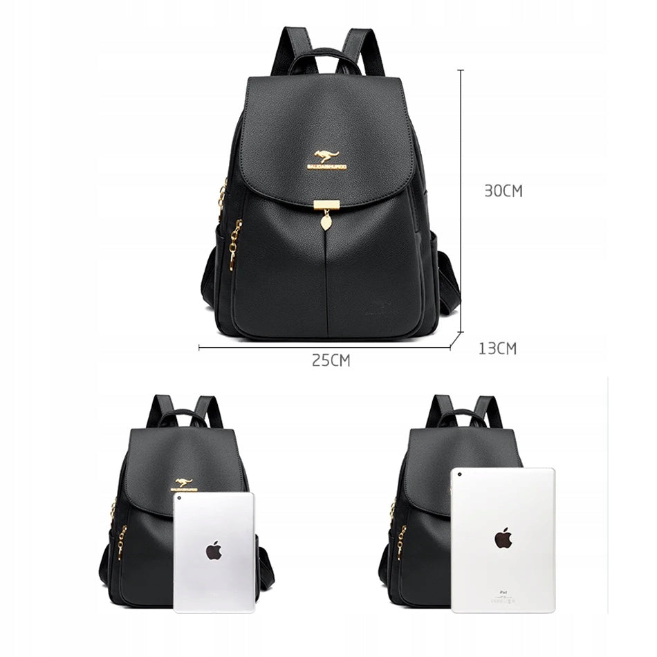 BACKPACK LEATHER BAG WOMEN'S BAG ROOMY STYLISH BACKPACK Brand no brand