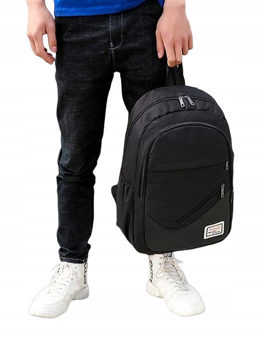 BACKPACK MEN'S ENTRY USB SHOULDER BAG PENCIL CASE SET 3IN1 Manufacturer code G/P/96121