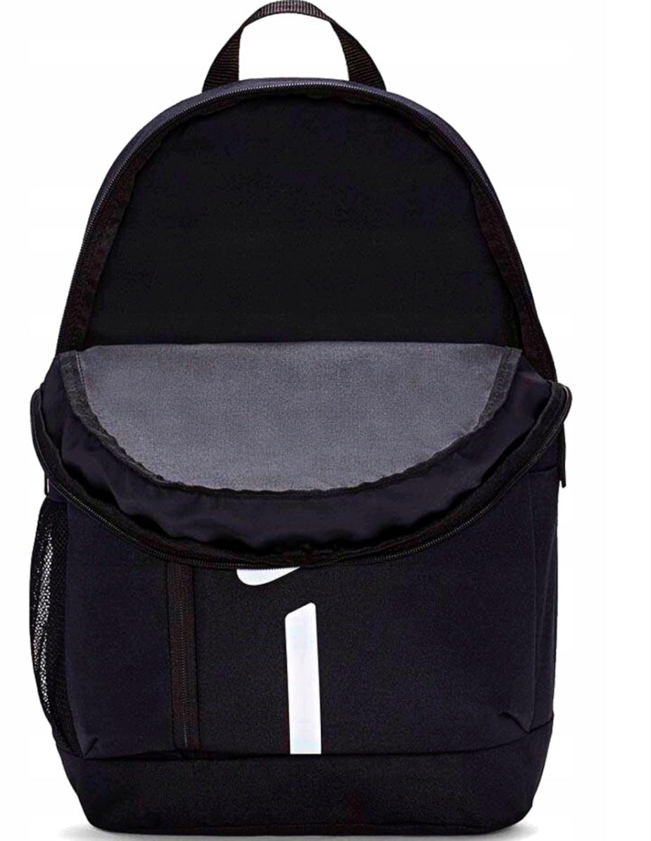 BACKPACK NIKE ACADEMY TEAM BLACK SPORTS SCHOOL JUNIOR 45CM 15 INCHES LARGE Packaging status original