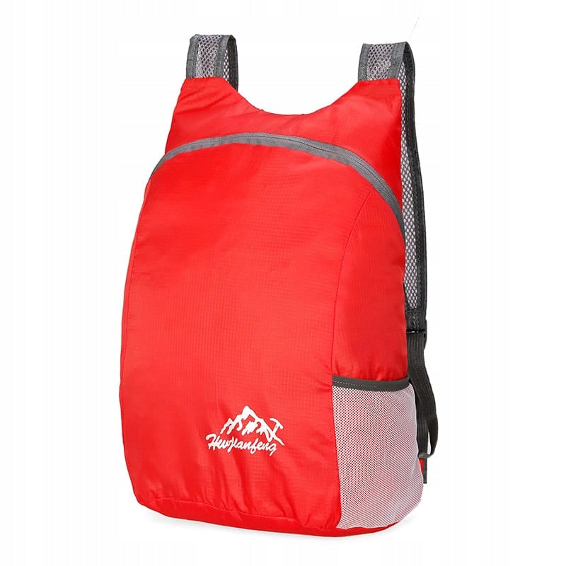 BACKPACK ORTALION TRAVEL LIGHTWEIGHT HANDHELD RED FOLDING FOR TRIP Brand Terra Moda