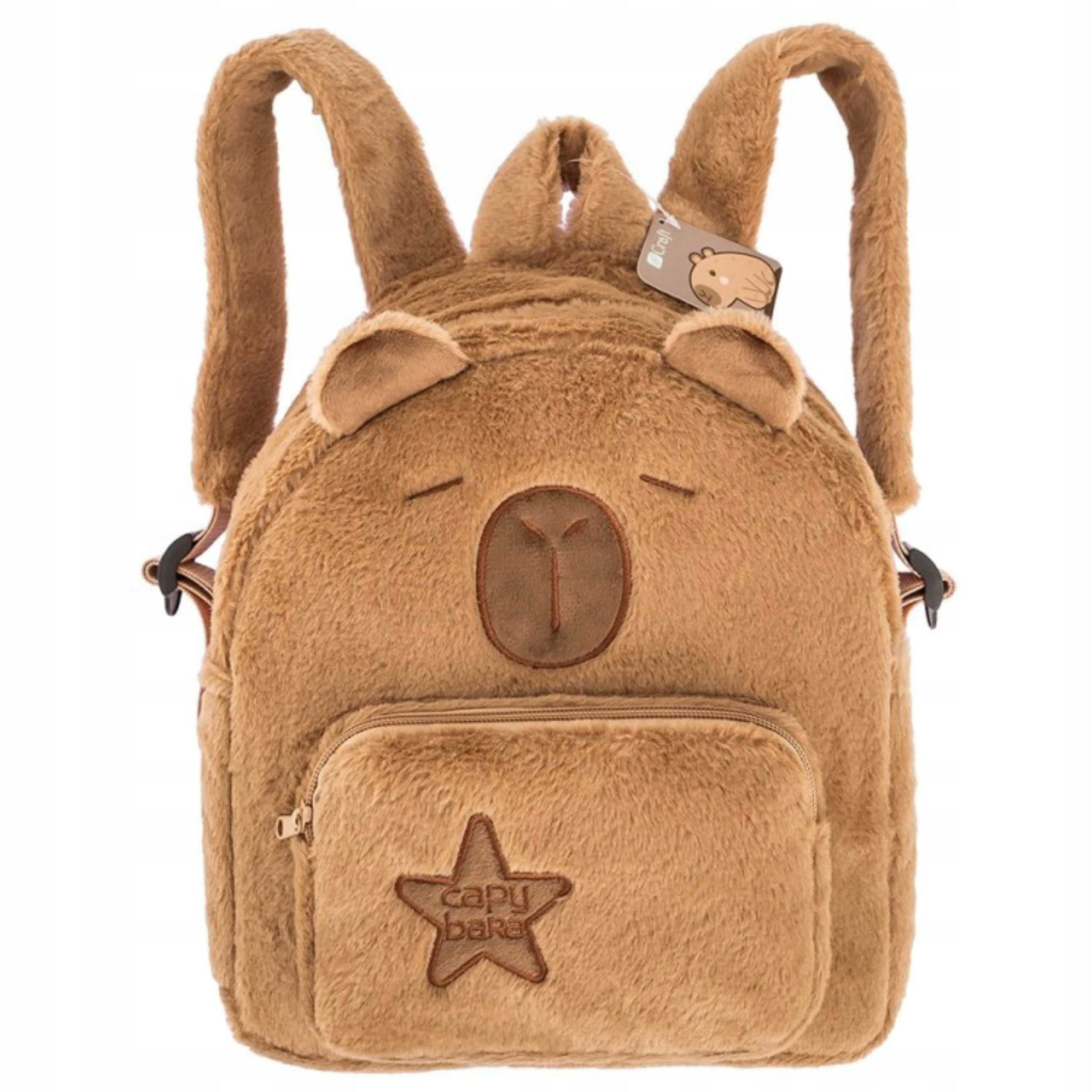 BACKPACK PLUSH CAPYBARA DPCRAFT 28X25X11CM