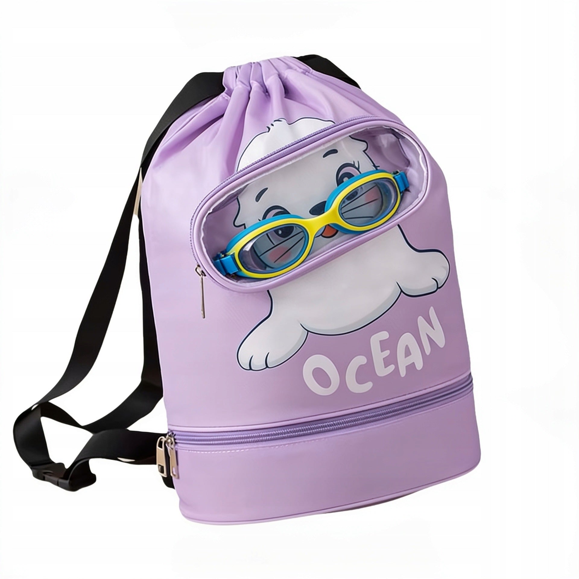 BACKPACK POOL bag training for children SPORTS training WATERPROOF Manufacturer code Plecak torba basenowa dla dzieci pływanie