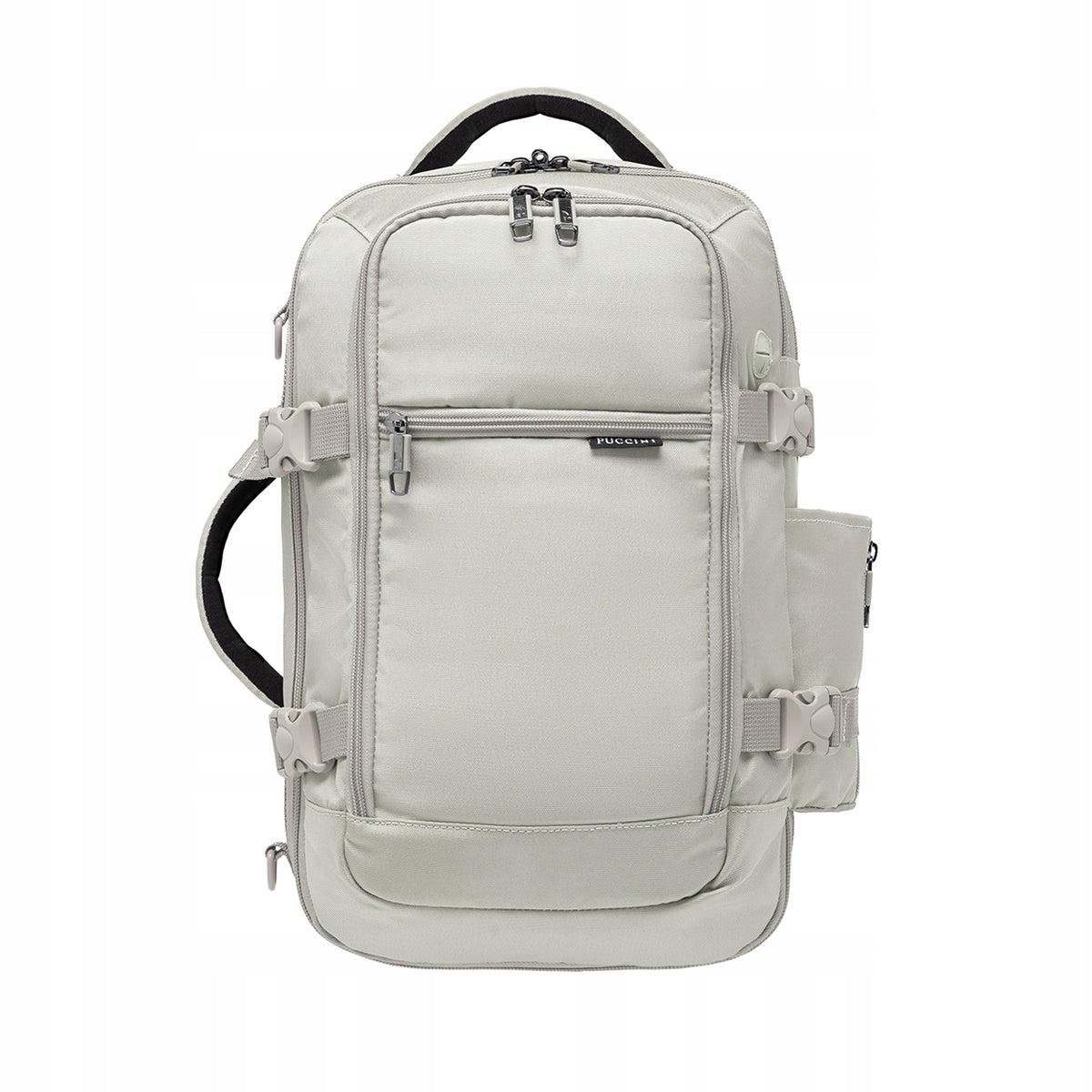 BACKPACK PUCCINI CARRY-ON LUGGAGE 18L PM90171-6A BEIGE Brand PUCCINI