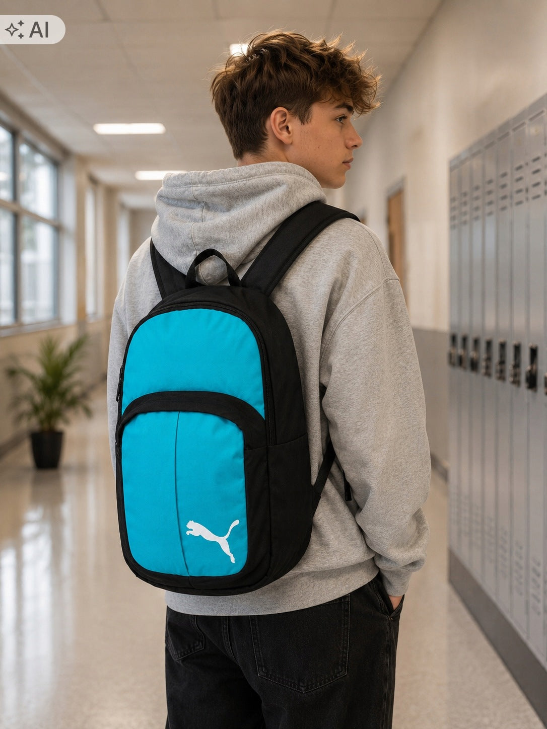BACKPACK PUMA 074898-06 TWO-CHAMBER SCHOOL SPORTS Brand Puma