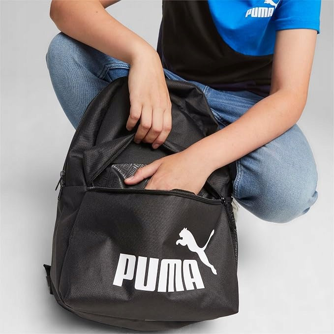 BACKPACK PUMA BLACK 22L SPORTS SCHOOL YOUTH FOR UNISEX SCHOOL Brand Puma