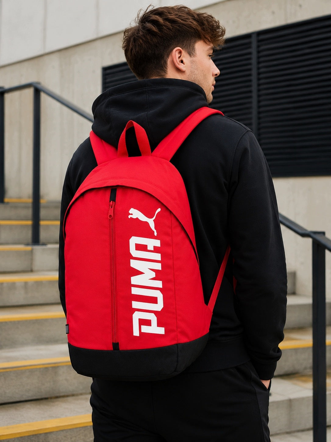 BACKPACK PUMA RED SPORTS SCHOOL FOR TRIP TRAINING 21L Packaging status original
