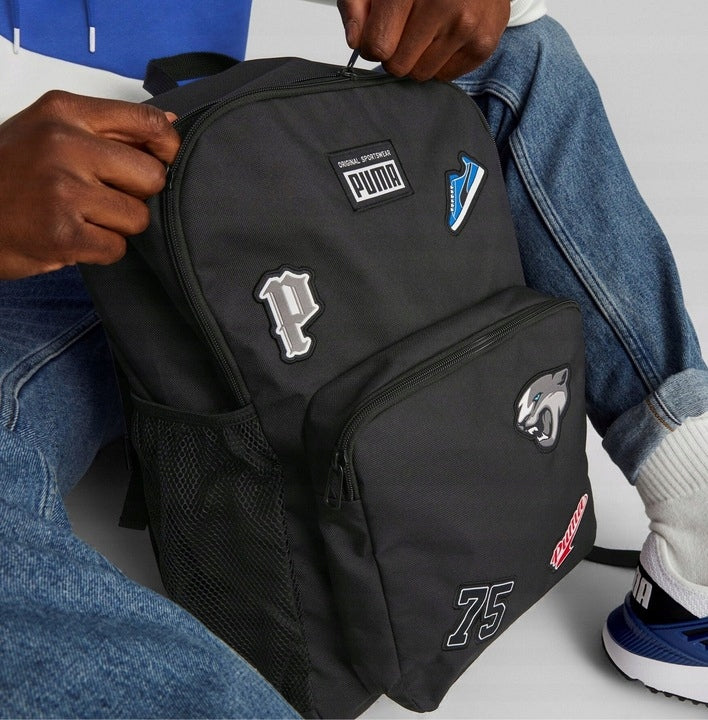 BACKPACK PUMA WATERPROOF SCHOOL SPORTS HIKING FOR TRIPS BLACK 25 Packaging status original