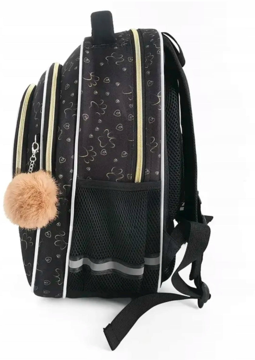 BACKPACK SATCHEL CLASS 1-3 KITTEN WATERPROOF REFLECTIVE FOR GIRLS Brand CoolPack
