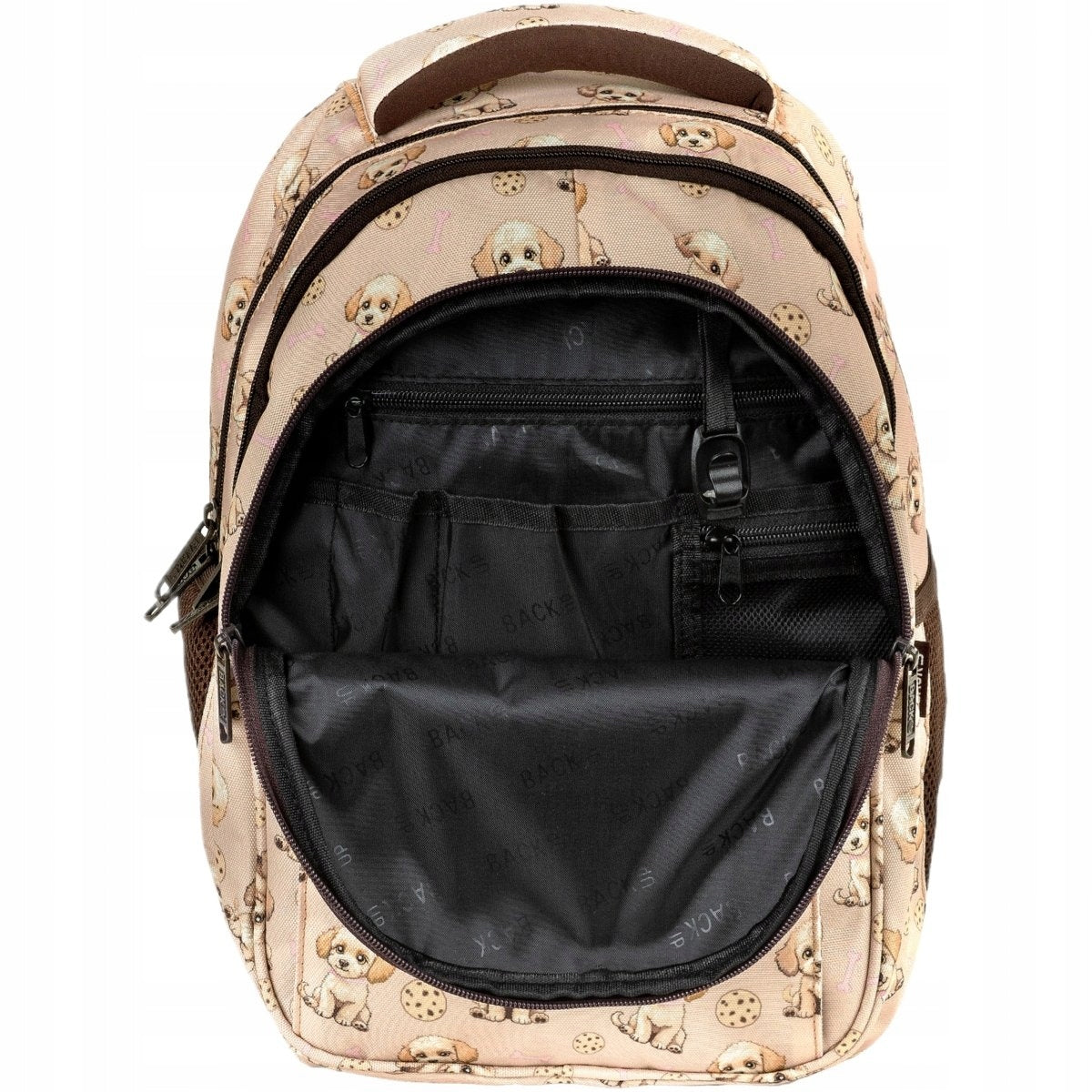 BACKPACK SCHOOL BACKUP 3 CHAMBER 8 MODEL P 35 DOGS PUPPIES Manufacturer code plecak 27x39x20 3zam 2kiesz backup 8p35 derf