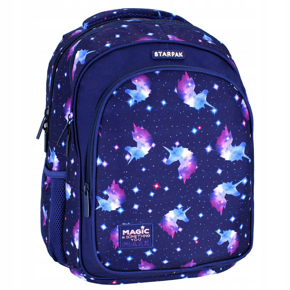 BACKPACK SCHOOL SATCHEL FOR GIRLS GALAXY Brand Starpak