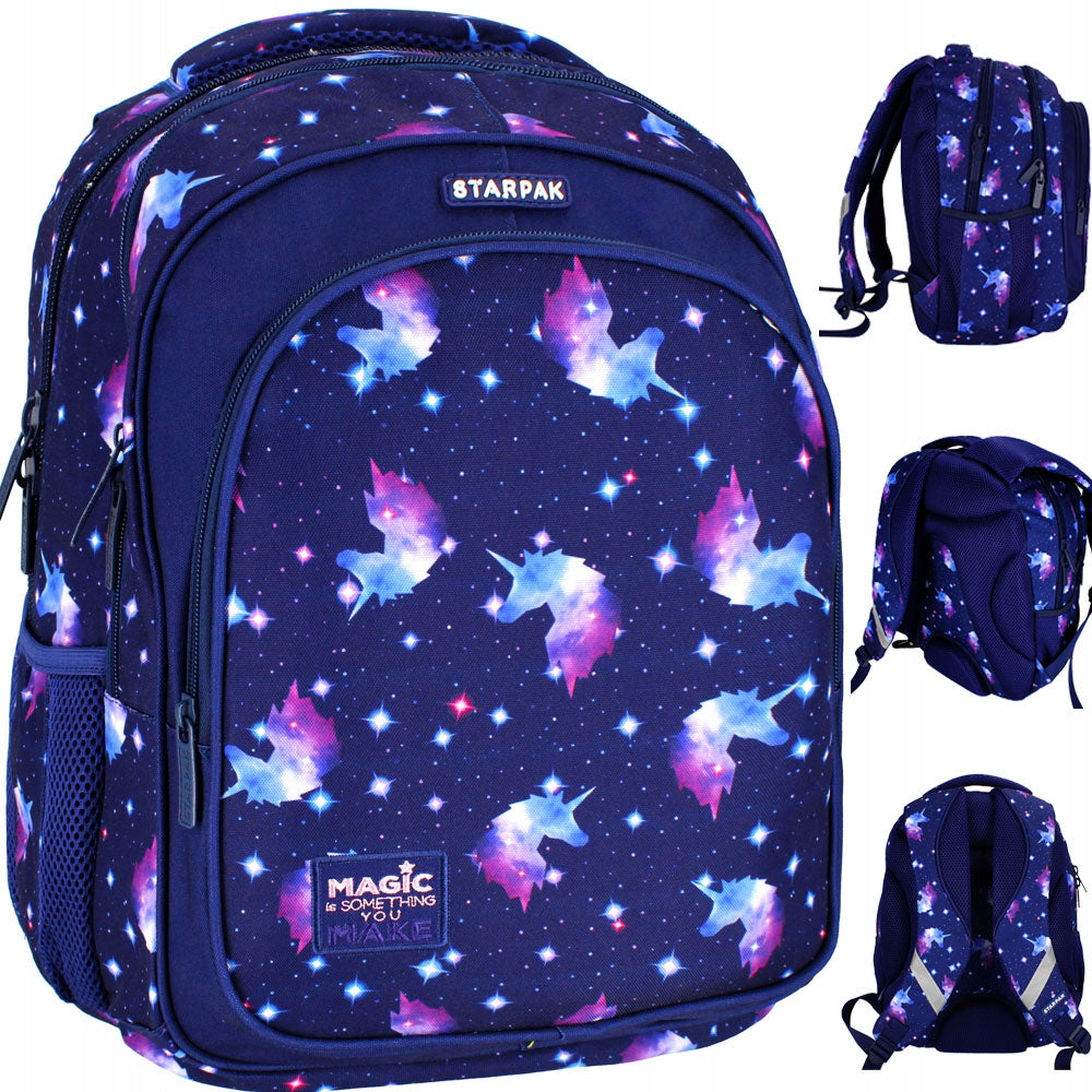 BACKPACK SCHOOL SATCHEL FOR GIRLS GALAXY