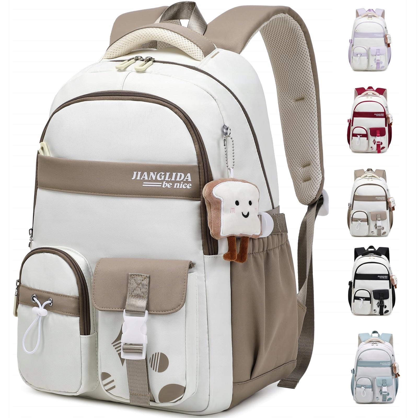BACKPACK SCHOOL SATCHEL FOR GIRLS TEENAGER WATERPROOF LIGHT