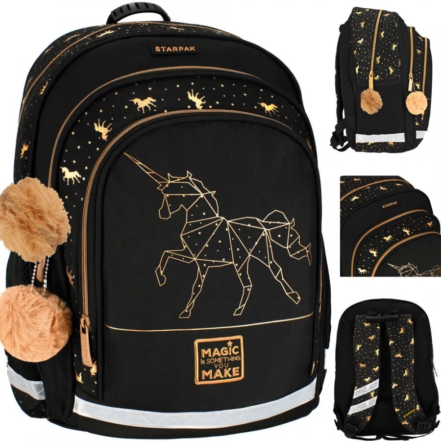 BACKPACK SCHOOL SATCHEL UNICORN