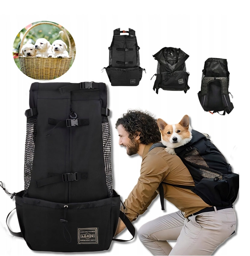 BACKPACK TRANSPORTER BAG FOR CAT DOG -XL Up to 16-30KG