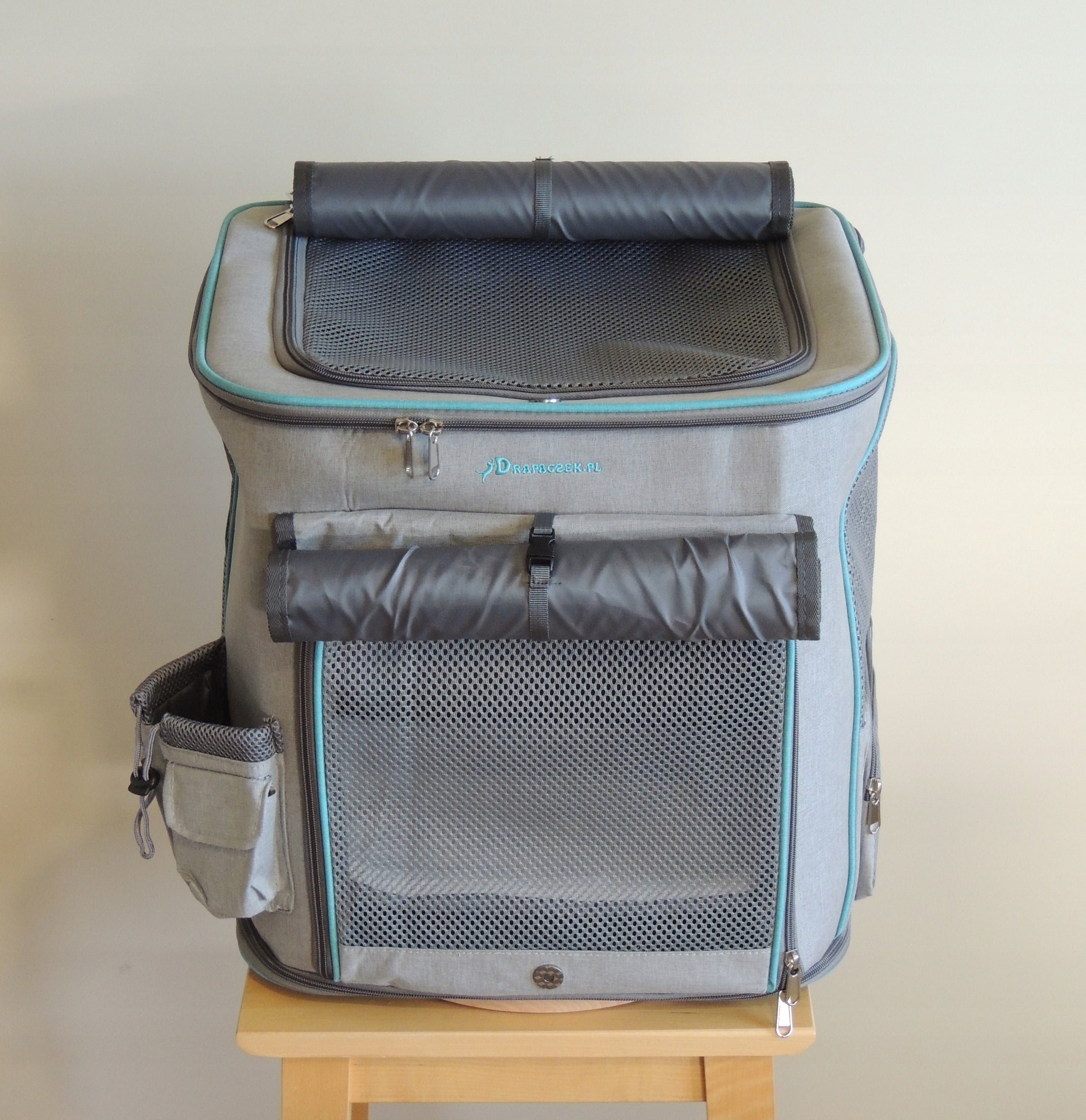 BACKPACK TRANSPORTER DOG CAT BAG FOLDING PLAYPEN XL Product depth 33 cm