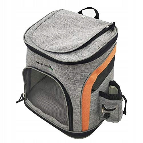 BACKPACK TRANSPORTER DOG CAT BAG Trade name Plecak z matą dwustronną TradeBaazar L szary