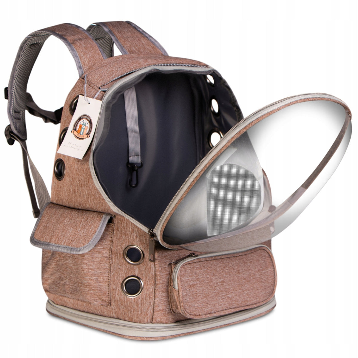 BACKPACK TRANSPORTER FOR CAT AND DOG TRAVEL BAG VENTILATED RED Manufacturer code 4908213691908