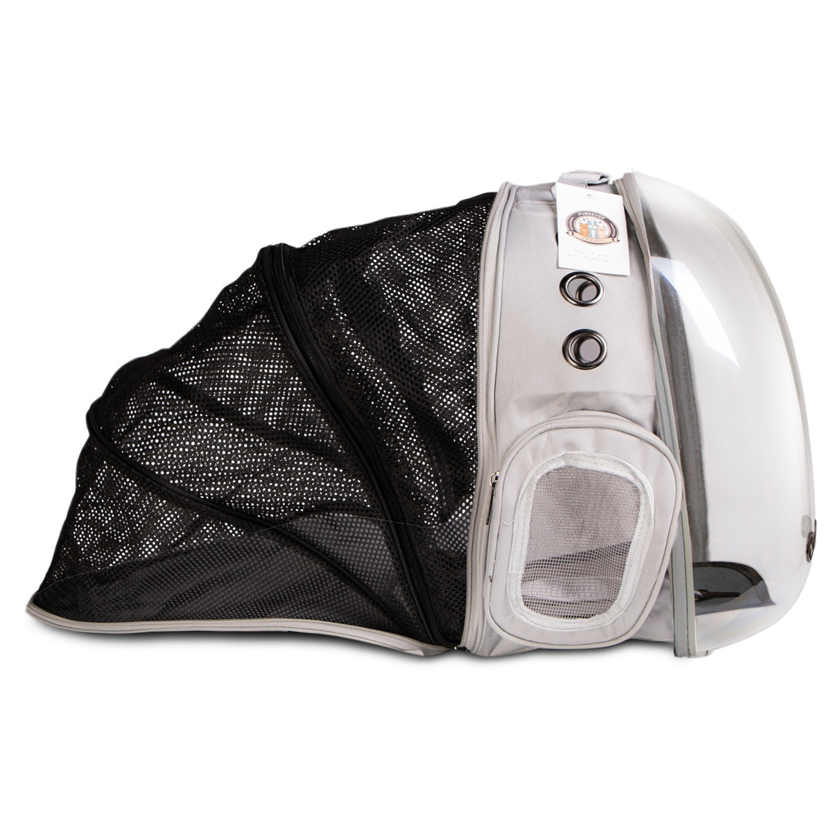 BACKPACK TRANSPORTER FOR CAT DOG WITH TENT FOLDING 8KG NET