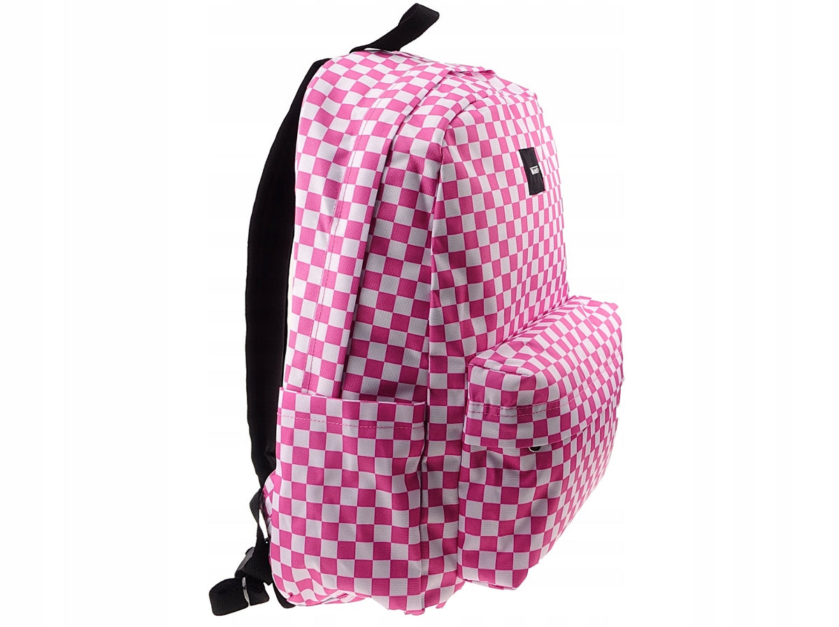 BACKPACK VANS school Old Skool Check VN000H4XFRQ pink grid Manufacturer code VN-000-H4XFRQ1 róż