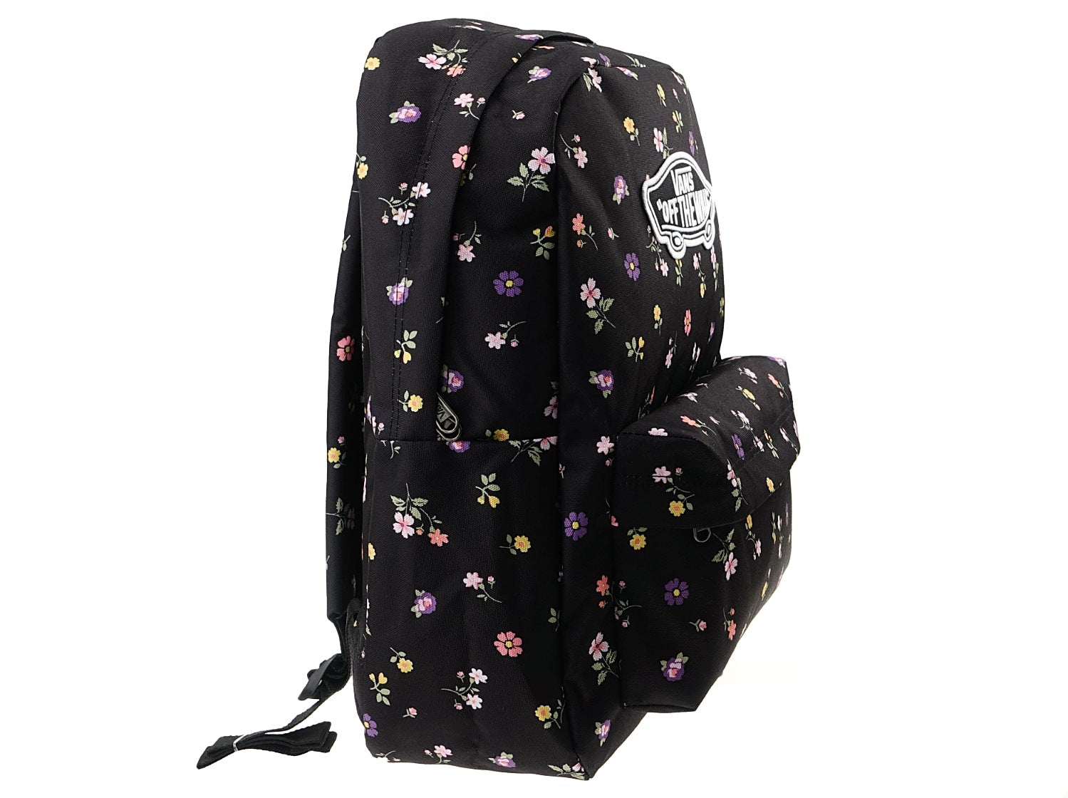 BACKPACK VANS school Old Skool VN000H4YHTL black, flowers Packaging status original