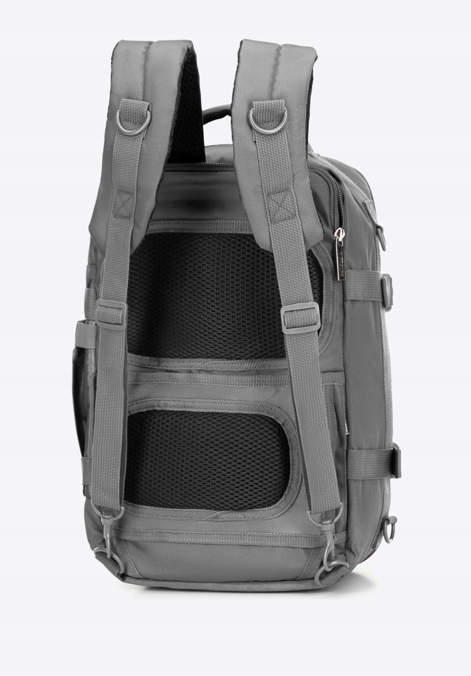 BACKPACK WITTCHEN MULTIFUNCTIONAL AIRCRAFT 29-3P-000-01 GREY 2in1 40x25x20 WIZZ Brand WITTCHEN