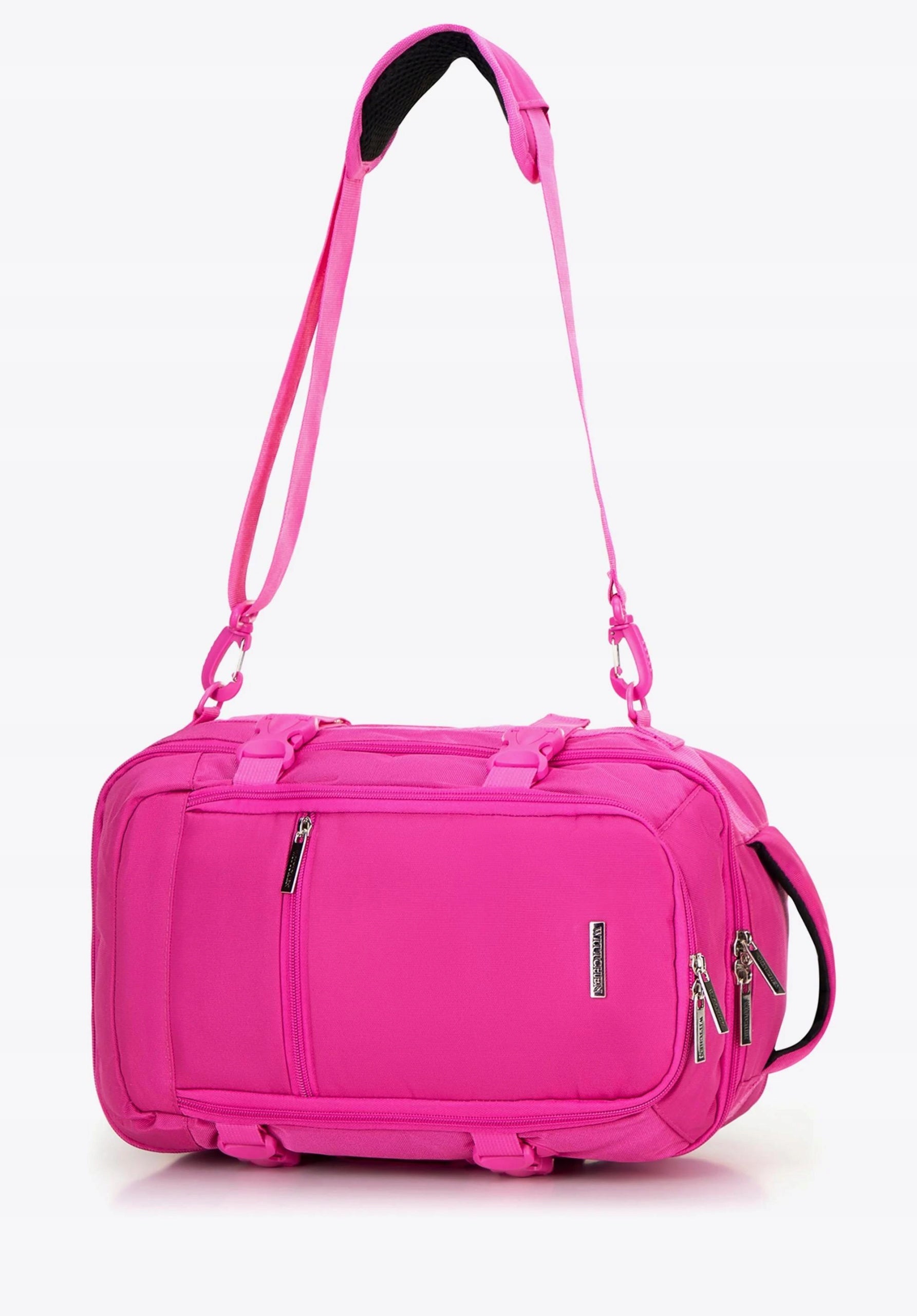 BACKPACK WITTCHEN MULTIFUNCTIONAL AIRCRAFT 29-3P-000-34 PINK 2in1 40x25x20 WIZZ Brand WITTCHEN