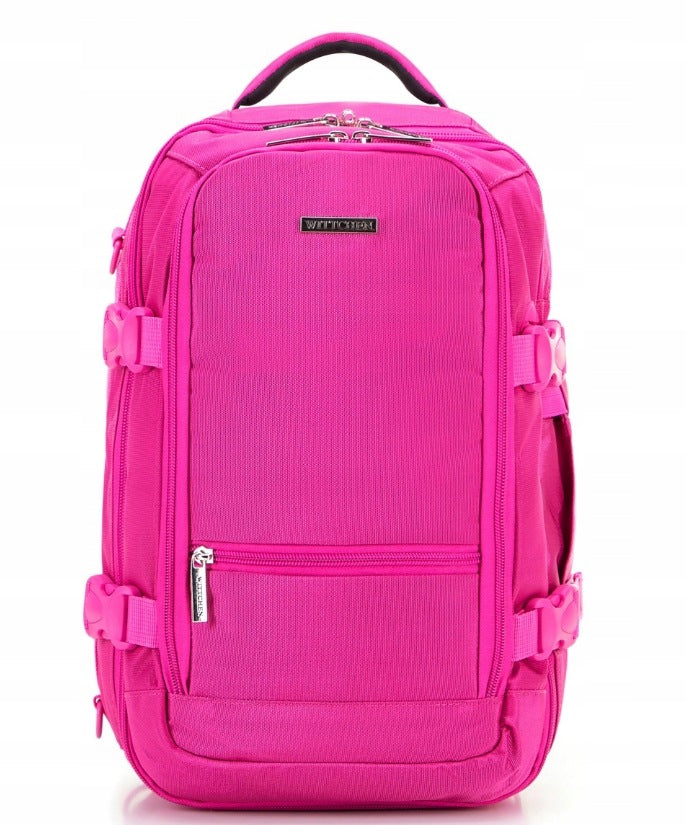 BACKPACK WITTCHEN MULTIFUNCTIONAL AIRCRAFT 29-3P-000-34 PINK 2in1 40x25x20 WIZZ