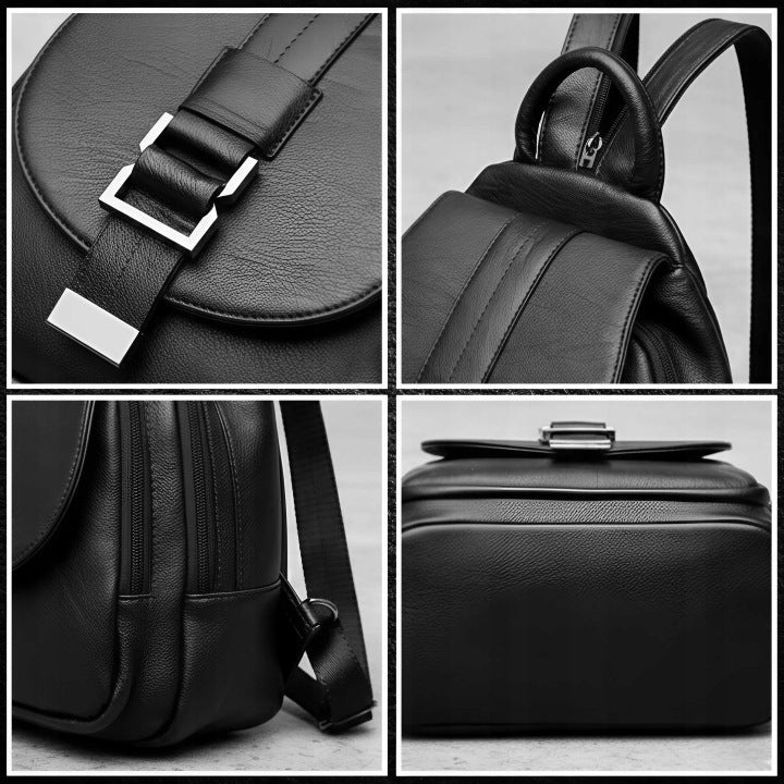 BACKPACK WOMEN'S URBAN BAG ECO LEATHER ELEGANT ROOMY STYLISH Brand no brand