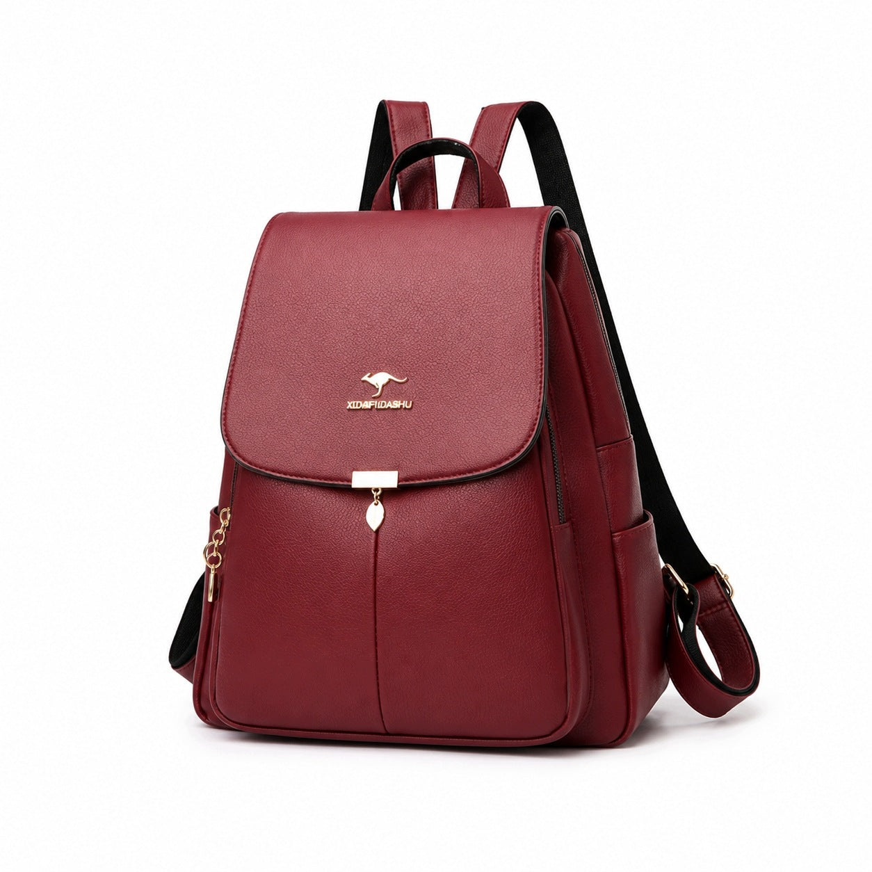BACKPACK WOMEN'S URBAN FAUX LEATHER BAG FASHIONABLE ROOMY ELEGANT LARGE STYLISH