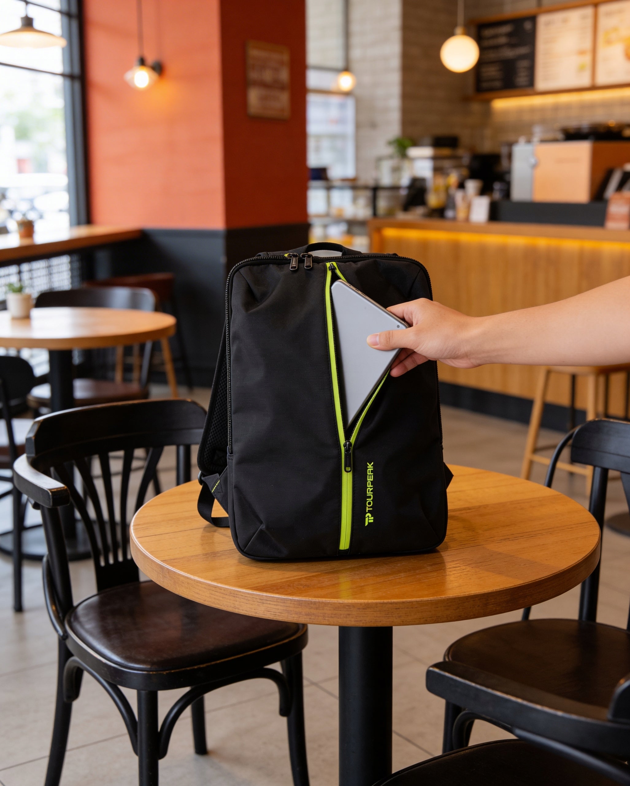 BACKPACK black WOMEN'S MEN'S travel laptop carry-on LUGGAGE for airplane Manufacturer code CT-281479