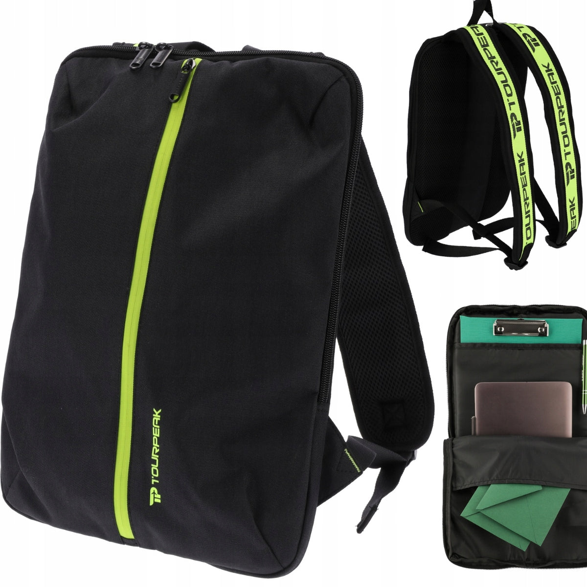 BACKPACK black WOMEN'S MEN'S travel laptop carry-on LUGGAGE for airplane