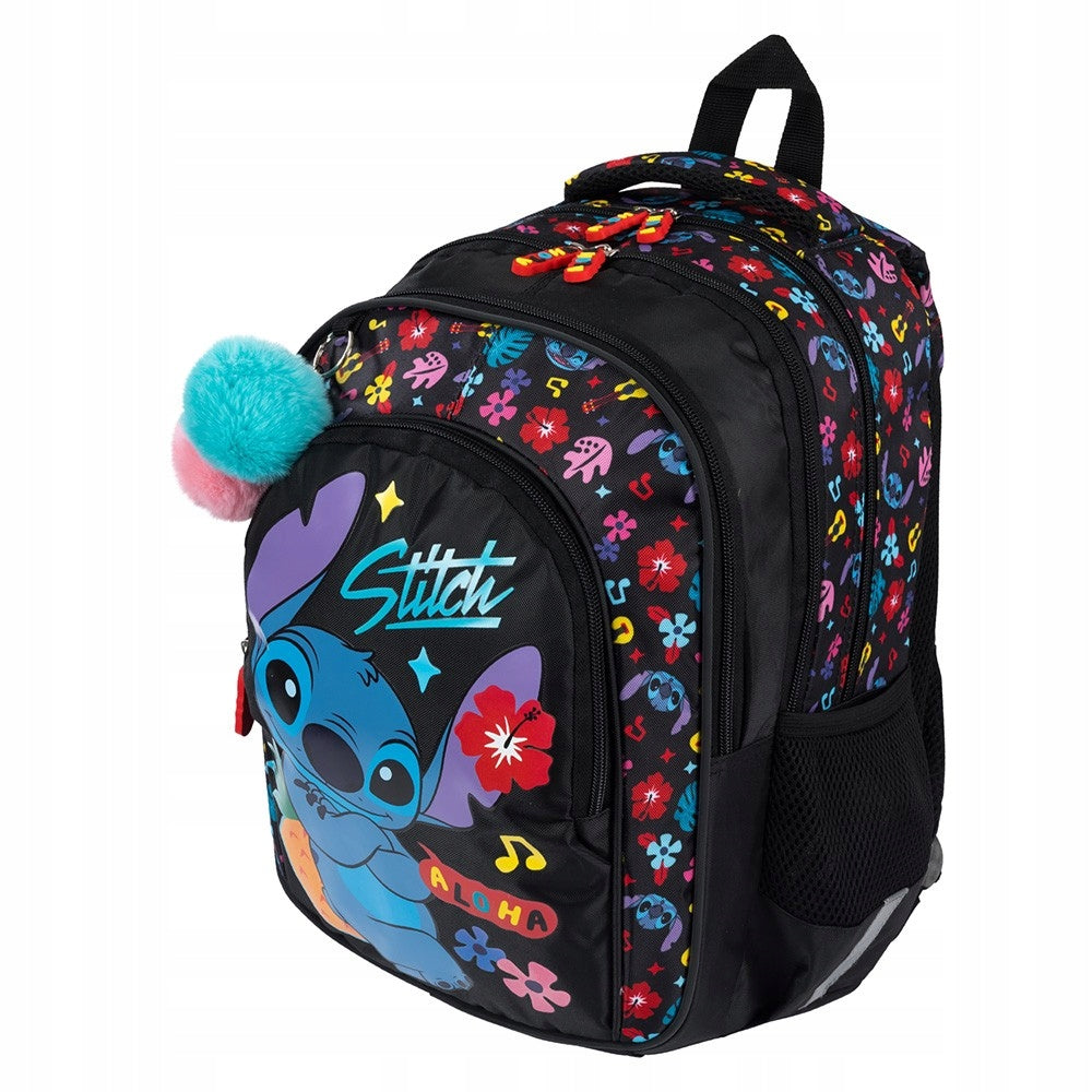 BACKPACK school satchel Disney Stitch Aloha Black | Class 1-3 Manufacturer code BPL58