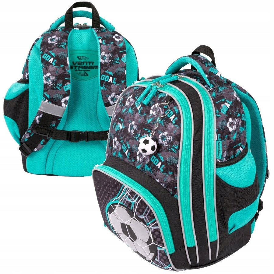 BACKPACK school satchel PREMIUM Goal Football | Class 1-3 | Bambino