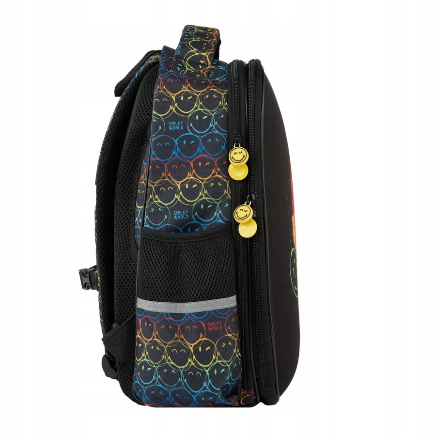 BACKPACK school satchel Premium Faces Smiley Emoticons | Stiffened front Brand Paso