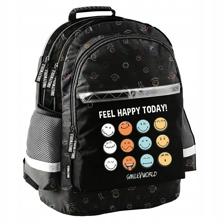 BACKPACK school satchel Smiley Faces Smiling Emoticons | CLASS 1-3 Manufacturer code SM25LR-116