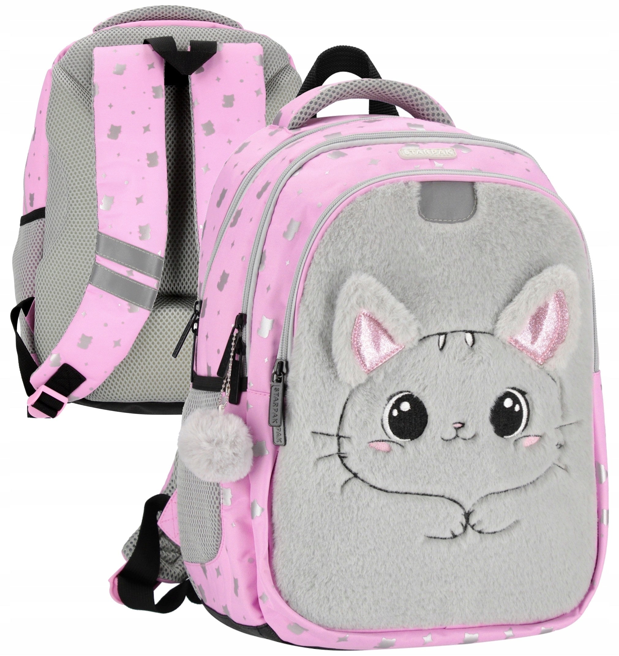 BACKPACK school satchel plush Kitty + Stickers + Lesson Plan Manufacturer code 550849
