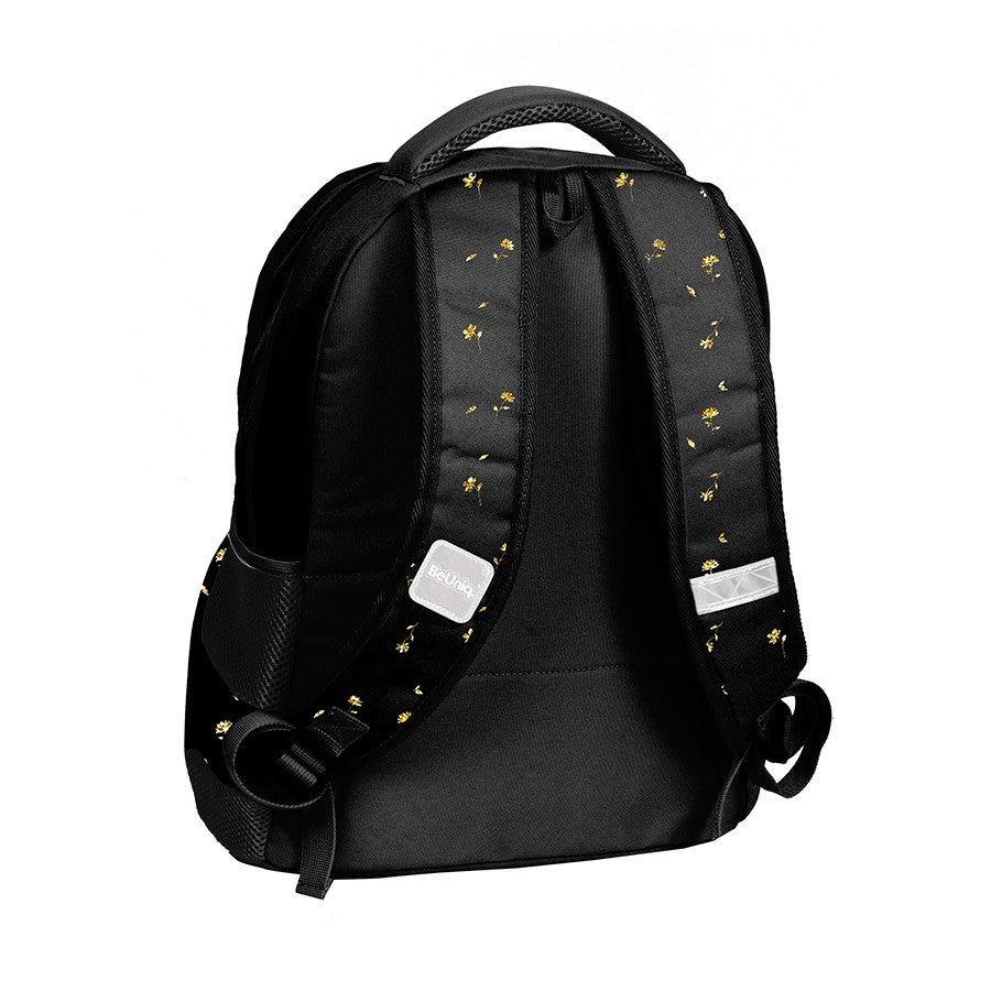 BACKPACK school satchel youth city BeUniq Golden Flowers Manufacturer code BU25GF-2705