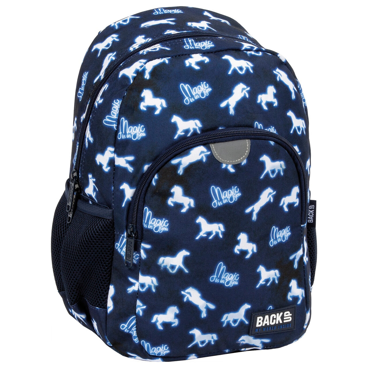 BACKUP BACKPACK for girls to zero, for a trip MAGIC HORSES
